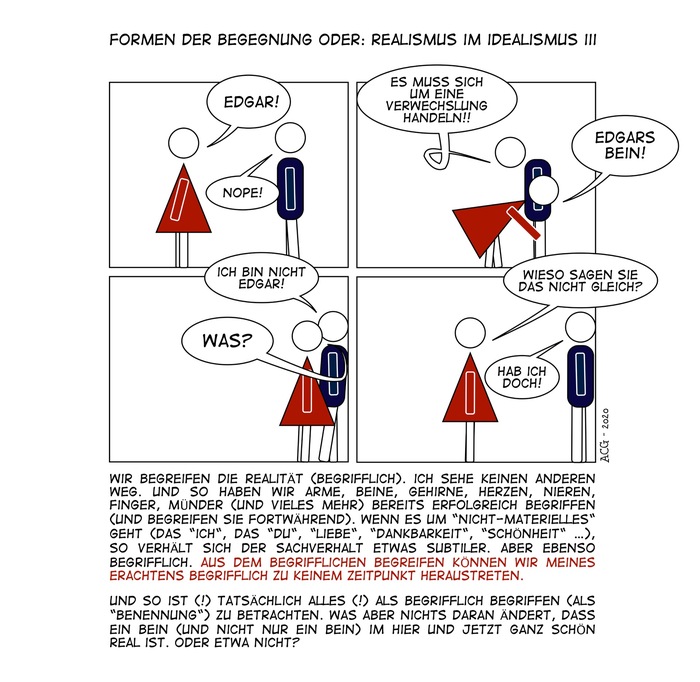 Realismus im Idealismus III Constructivism and Comic